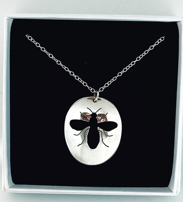 Buy Bee Pendant Sterling Silver Online in India - Etsy